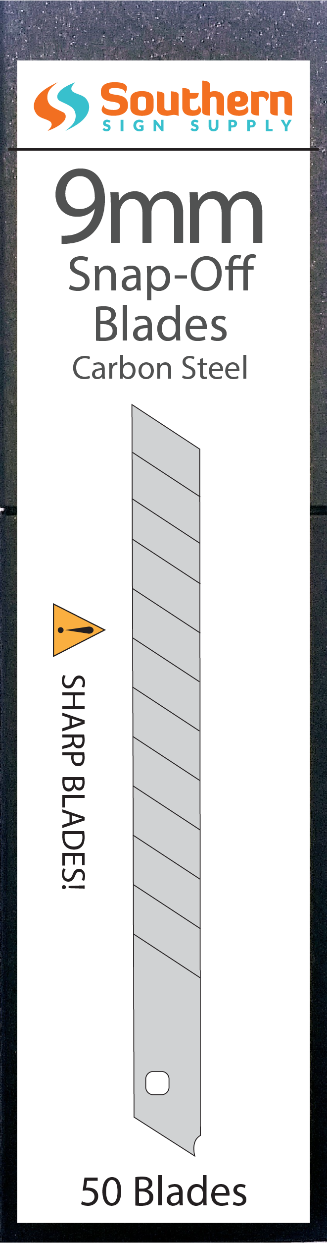 Snap-off Blades - 50/pack 9mm Carbon Steel