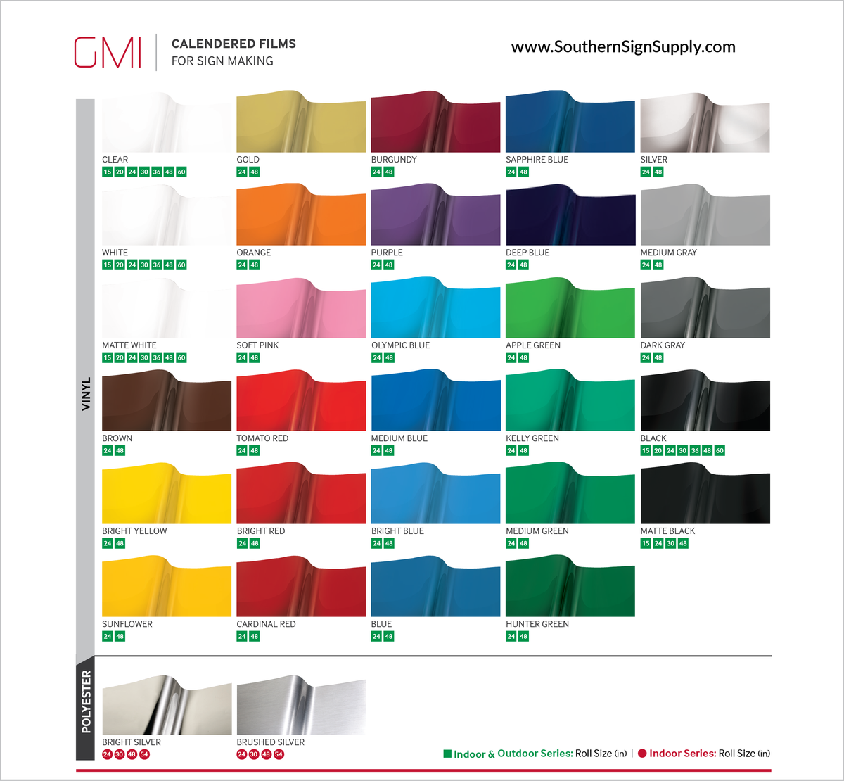 Sign Vinyl for Plotters Southern Sign Supply