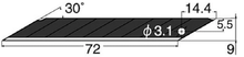 Load image into Gallery viewer, NT Cutter BD-2000 - 9mm Snap-off Blades Carbon Steel 100/pack