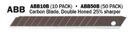 OLFA ABB-10B - 9mm Snap-off Blades Carbon Steel 10/pack
