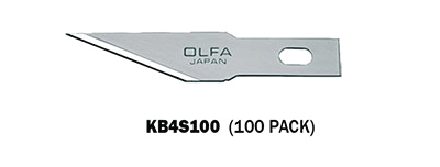 OLFA KB4S100 #11 Precision Xacto Blades - 100/pack