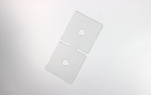 BravoTabs® - Clear Adhesive Grommet Tabs 100 PCS/PKG by Banner Ups®