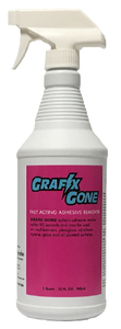 Grafix Gone - Adhesive Remover, Quart Spray Bottle