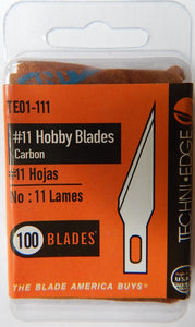 Blades - #11 Economy Replacement Blades for Hobby Knife 100/Pack
