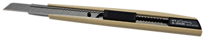 NT Cutter A-300RP 9mm - Stainless Steel Channel Auto-Lock Retractable Knife