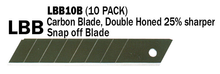 Load image into Gallery viewer, OLFA LBB-10B 18mm Blades 10/pack - Carbon Steel